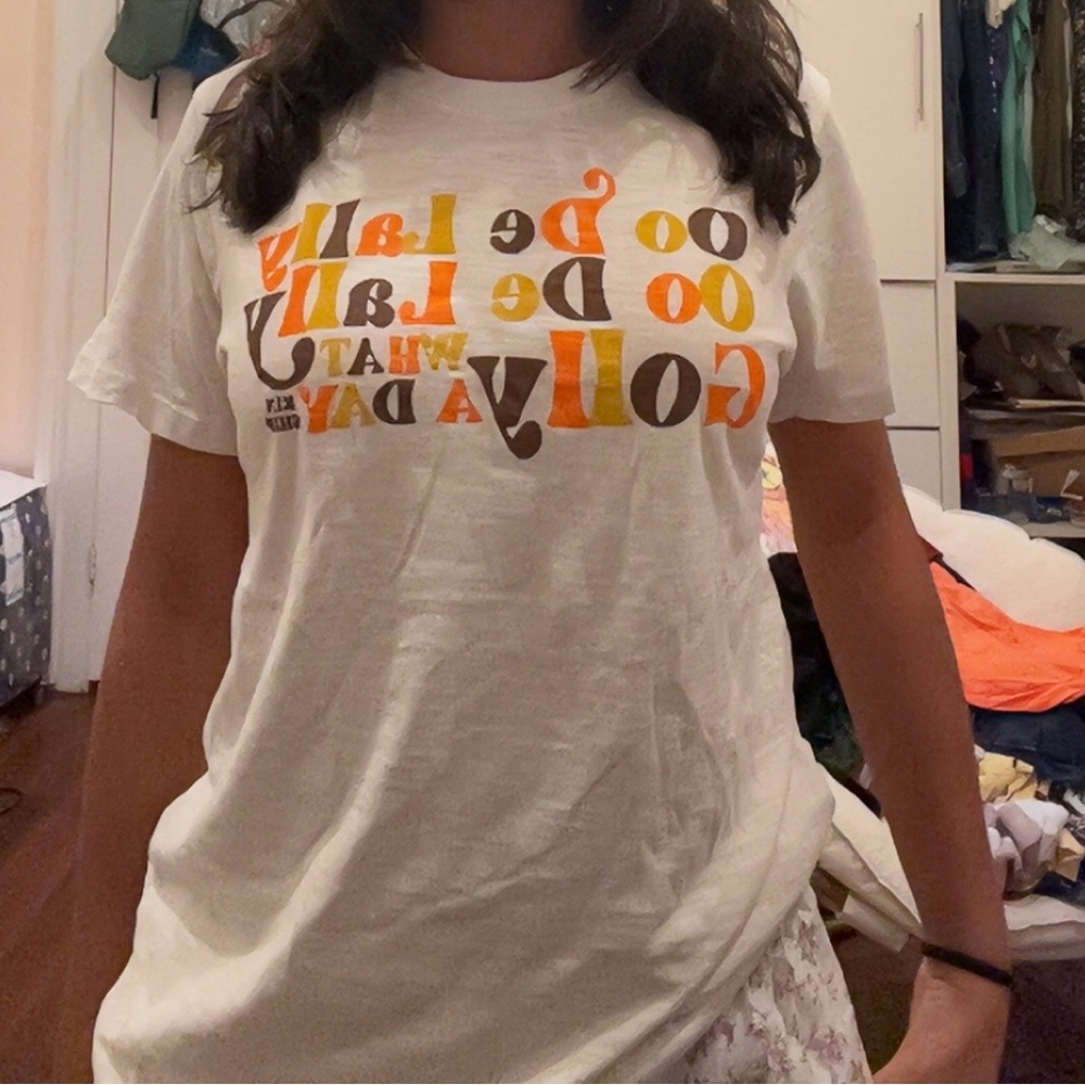 White Graphic Short Sleeve Tee